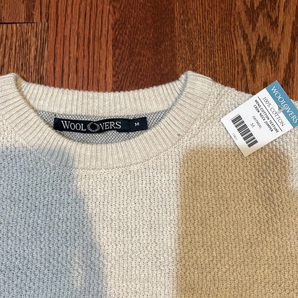 Mens Wool Crew Neck Pull Over - Picture 2 of 3